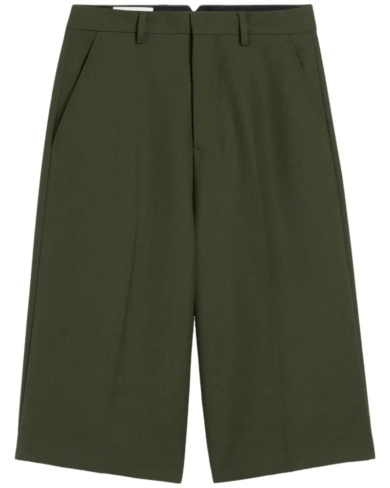 AMI Paris Bermudas mit weitem Bein - Grün Grün