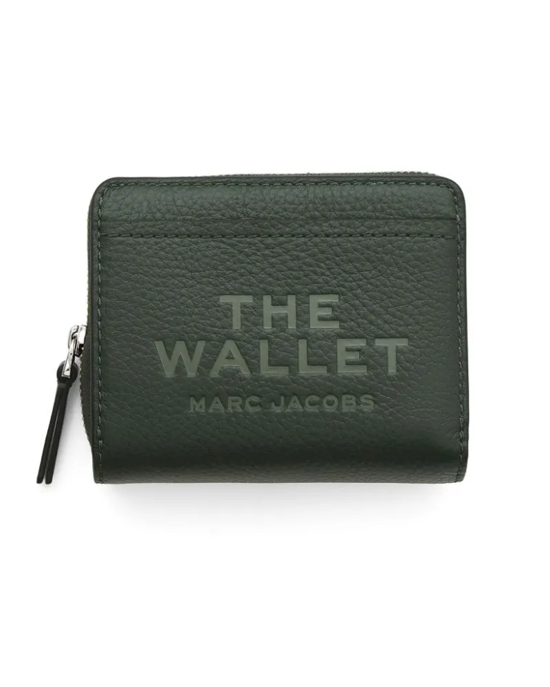 Marc Jacobs The Leather Mini Compact Portemonnaie - Grün Grün