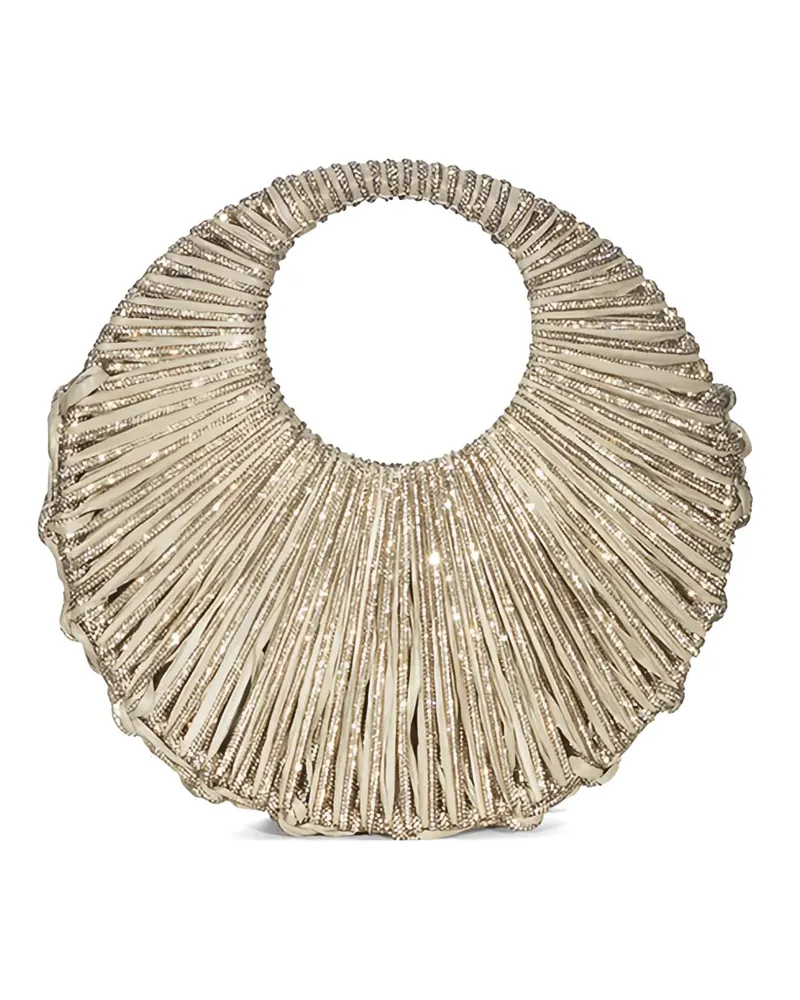 HIBOURAMA Jaya embellished tote bag - Nude Nude