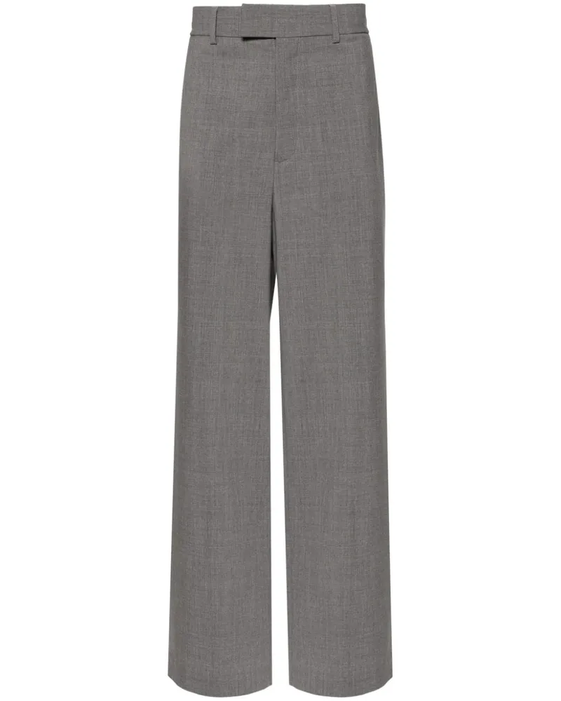 MSGM Hose mit Logo-Patch Grau