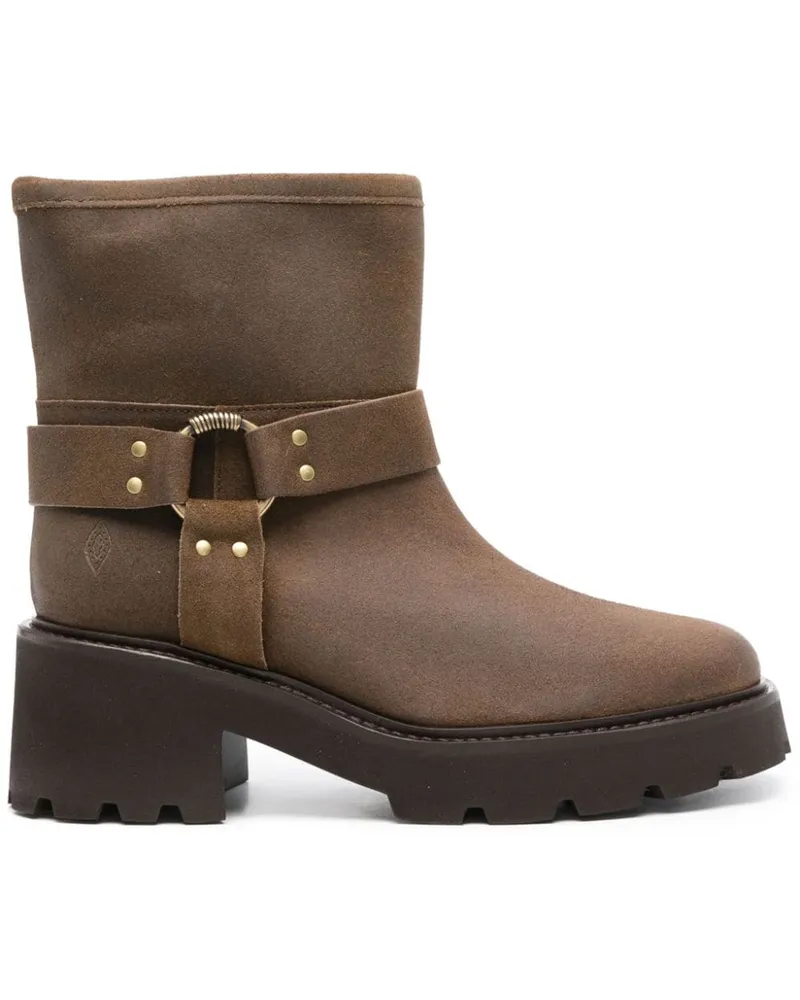 ba&sh Conda Stiefel 65mm - Braun Braun