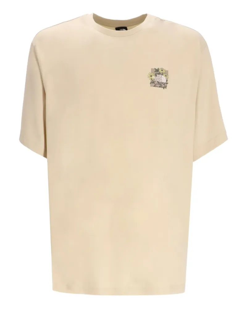 The North Face Connect T-Shirt mit Blumen-Print - Nude Nude