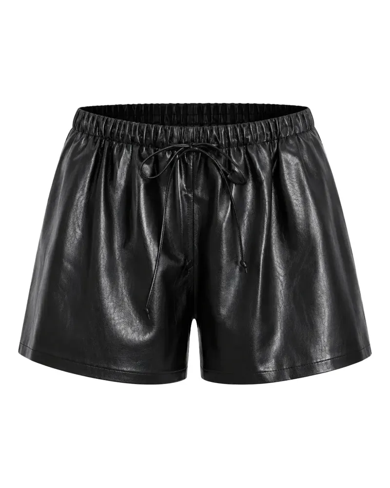 Haikure Shorts mit Kordelzug - Schwarz Schwarz
