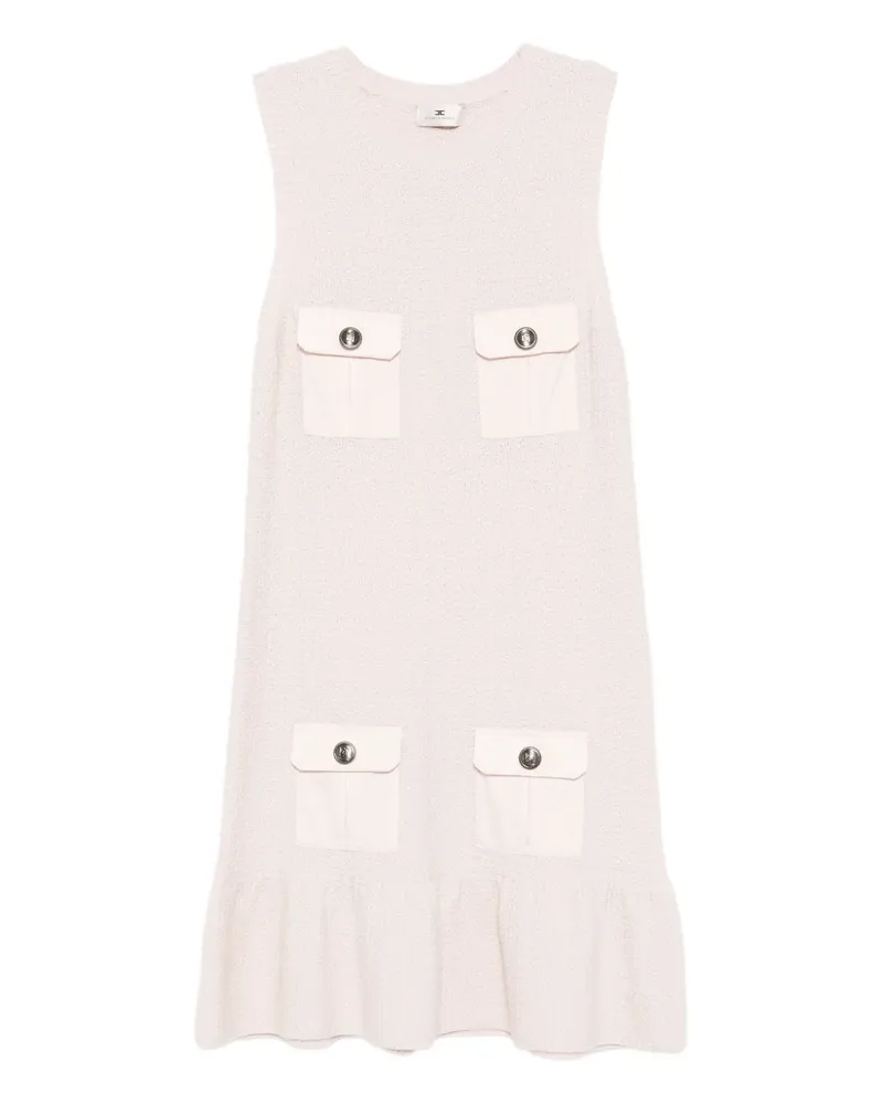 Elisabetta Franchi Bouclé-Minikleid aus Voile - Rosa Rosa