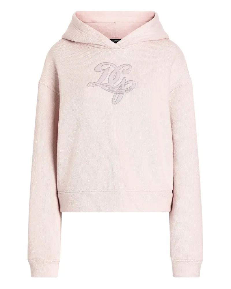 Dolce & Gabbana Hoodie mit Stickerei - Rosa Rosa