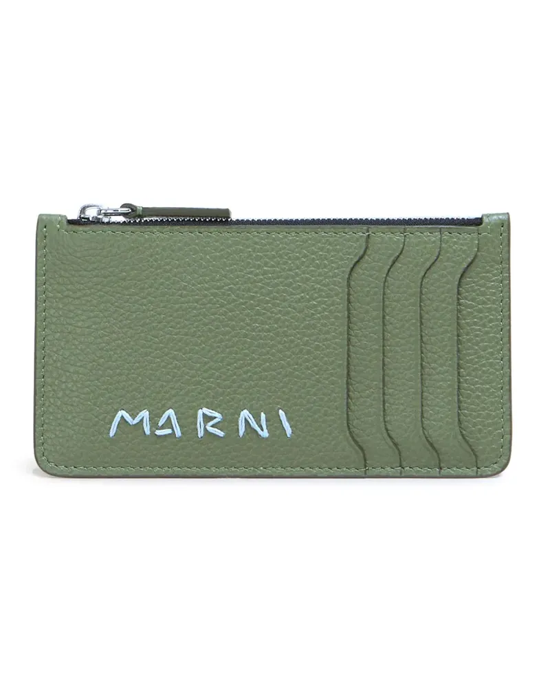 Marni Klassisches Kartenetui - Grün Grün