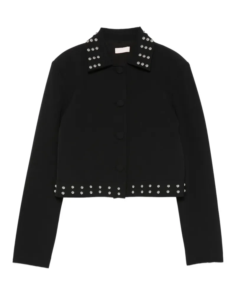 Liu Jo embellished cropped jacket - Schwarz Schwarz