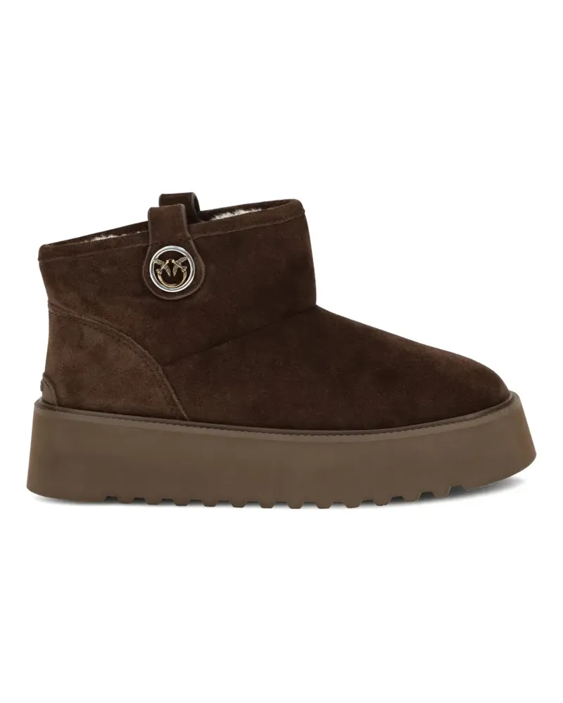 Pinko Martina 08 suede ankle boots - Braun Braun