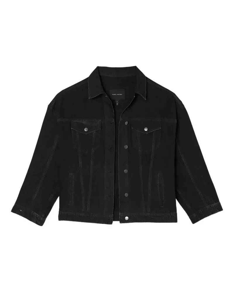 Marc Jacobs bow oversized trucker jacket - Schwarz Schwarz
