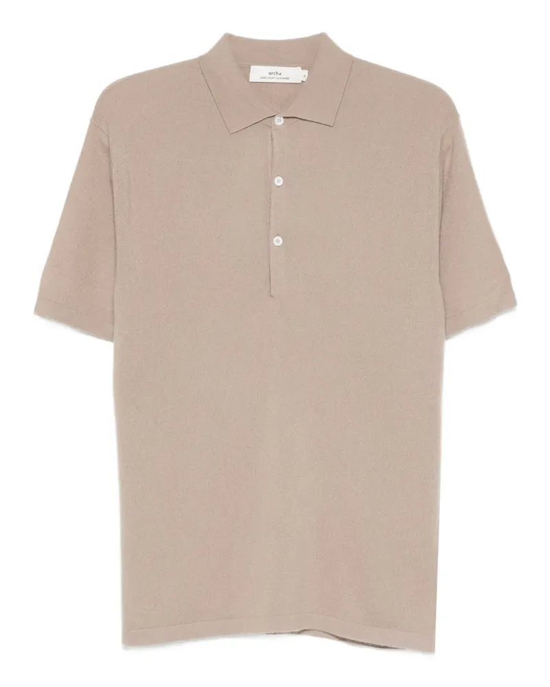 arch4 Kurzärmeliges Mr Rochester Poloshirt - Nude Nude