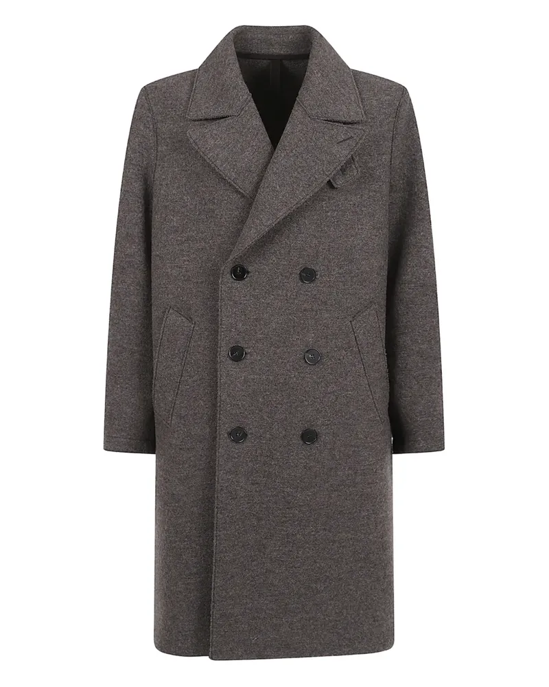 Harris Wharf London buttoned double-breasted coat - Grau Grau