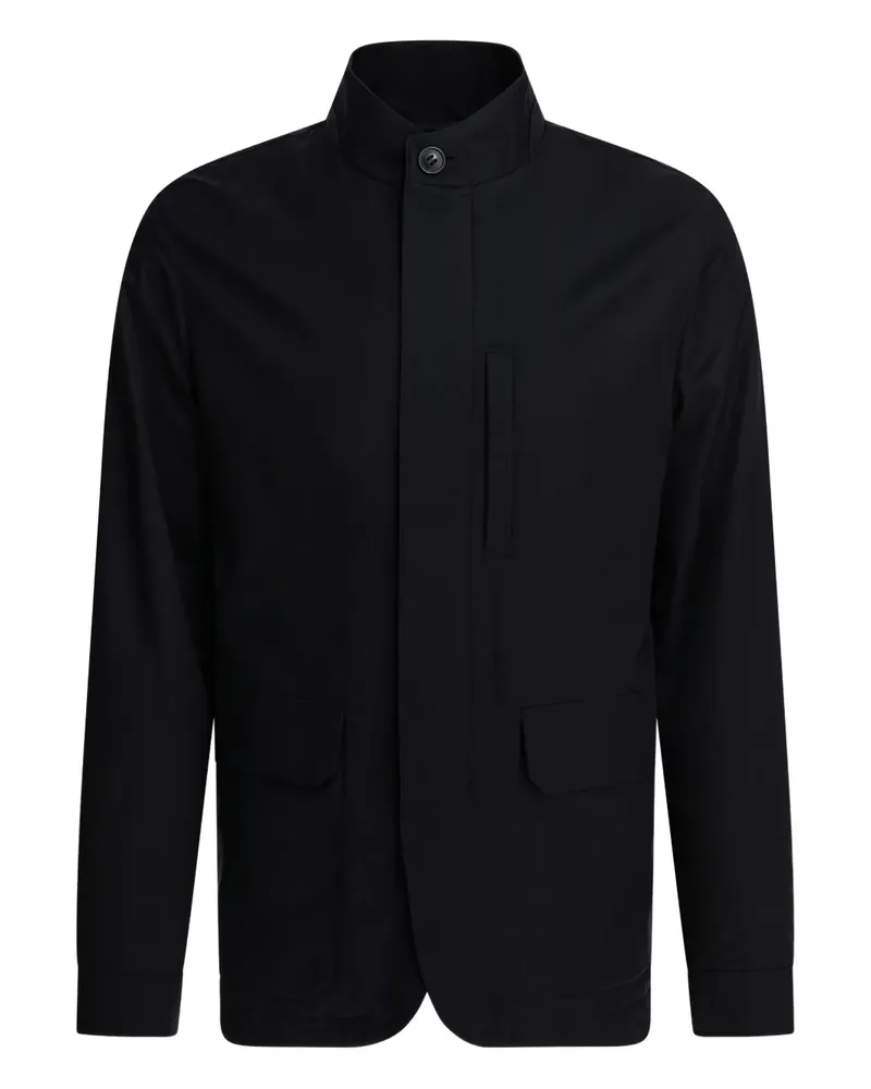 Ermenegildo Zegna flap-pocket shirt - Schwarz Schwarz