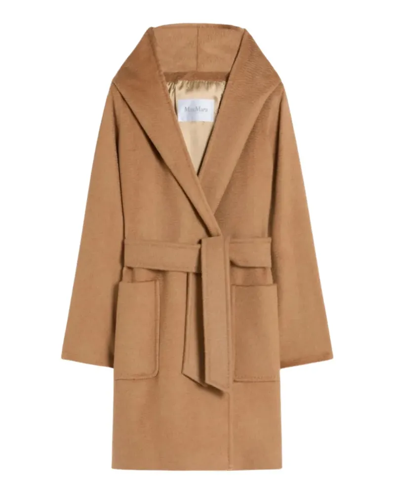 Max Mara Rialto Kapuzenmantel - Nude Nude