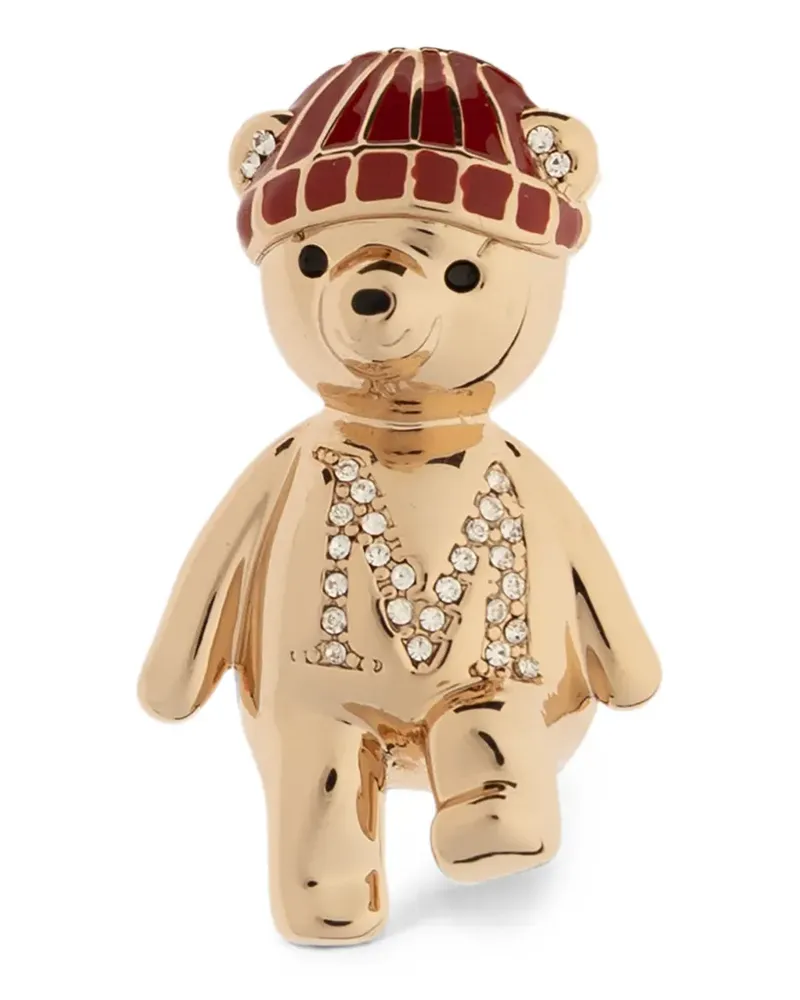 Max Mara metal Teddy Bear brooch - skin dore - Gold Gold