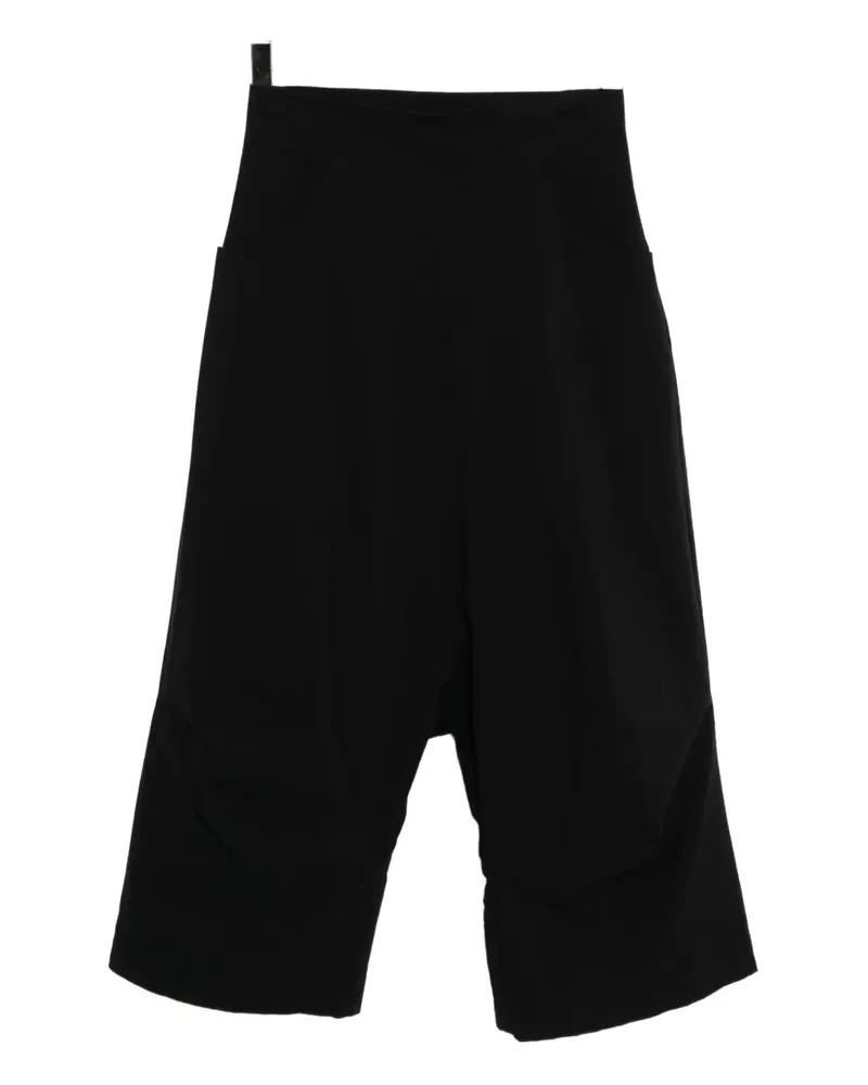 Studiorundholz drop-crotch trousers - Schwarz Schwarz