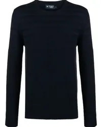 Hackett Pullover mit Fischgrätenmuster Blau