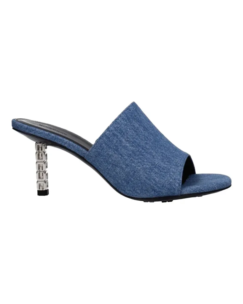 Givenchy G Cube chain denim sandals - Blau Blau