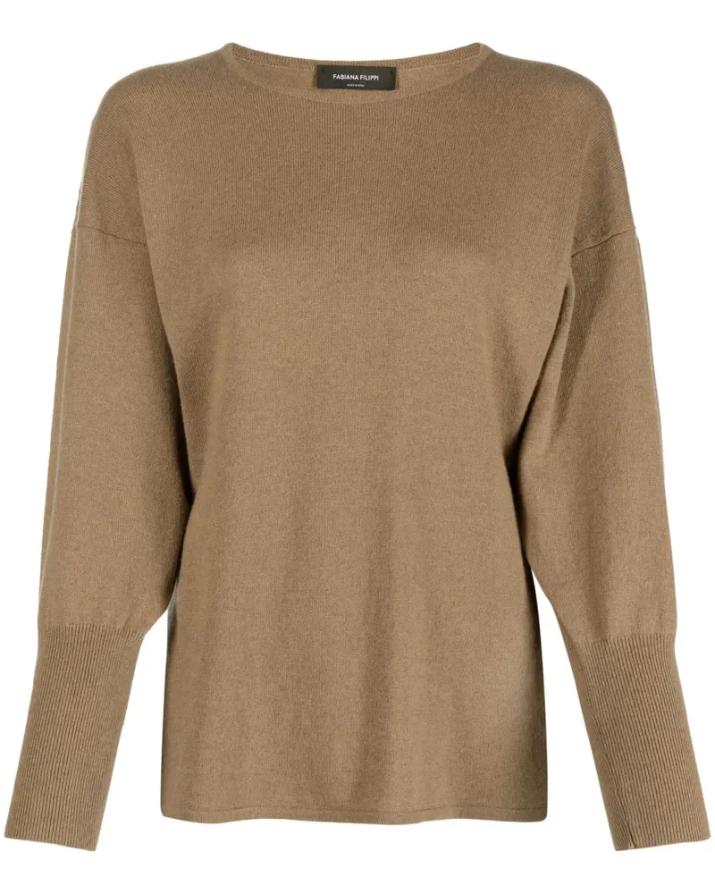 Fabiana Filippi Pullover mit engen Bündchen - Braun Braun