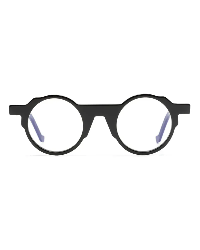 VAVA EYEWEAR Brille mit rundem Design-Gestell - Schwarz Schwarz