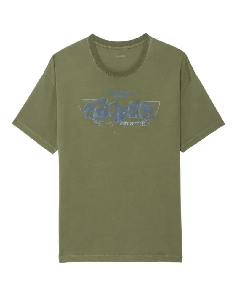 Zadig & Voltaire Toddy graphic-print T-shirt - Grün Grün