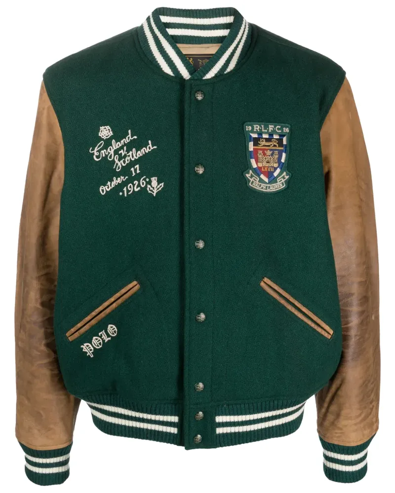 Ralph Lauren Jacke im College-Look - Grün Grün