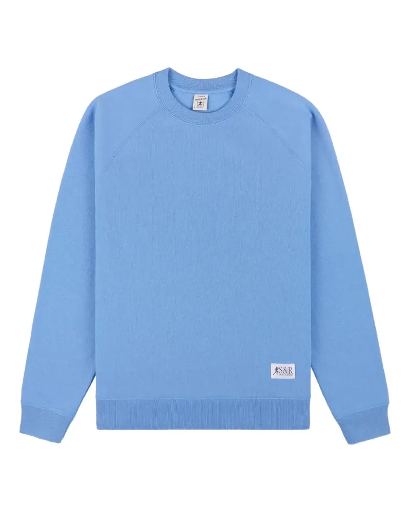 SPORTY & RICH Juniper Sweatshirt mit Raglanärmeln - Blau Blau