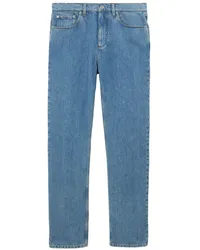 Burberry Klassische Straight-Leg-Jeans Blau