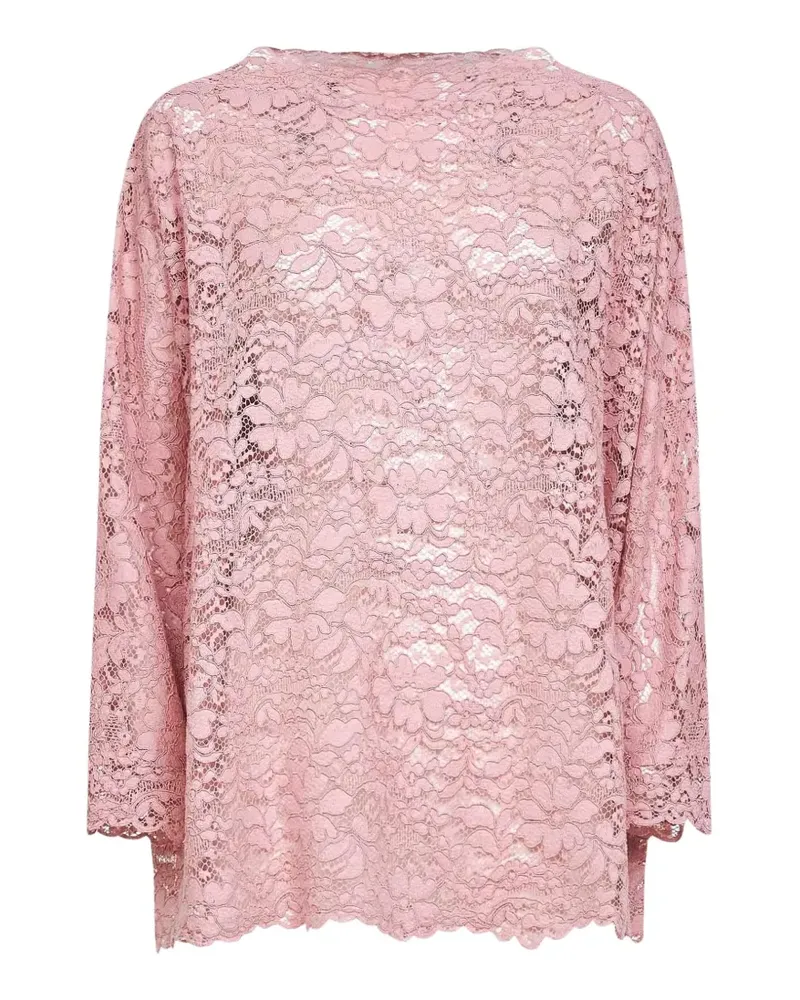 Gianluca Capannolo lace top - Rosa Rosa