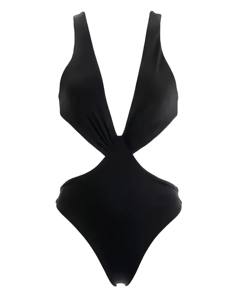 AGUA BENDITA Malibu Badeanzug mit Cut-Out - Schwarz Schwarz