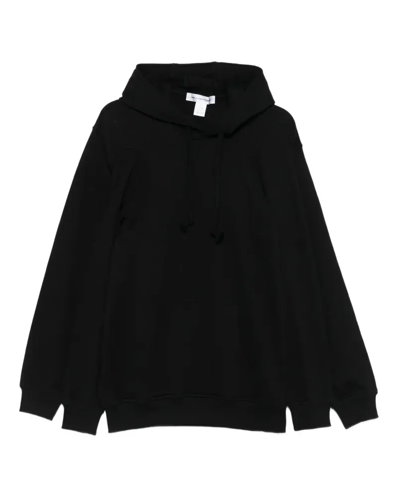 Comme des Garçons Hoodie mit Kängurutasche - Schwarz Schwarz