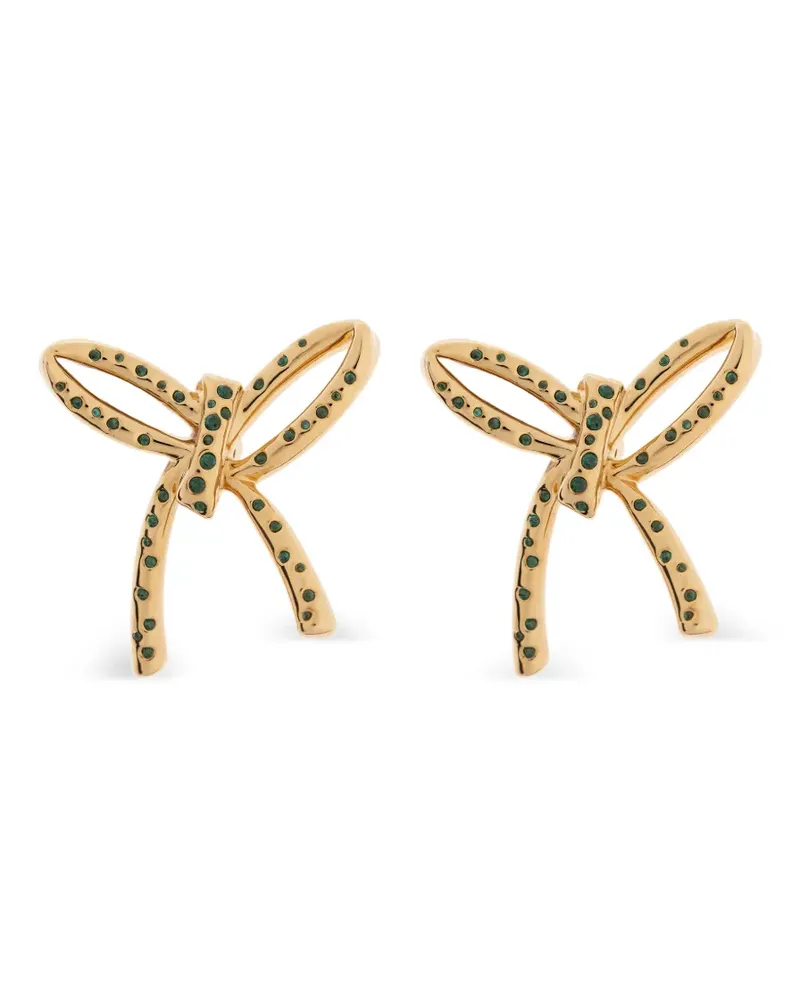 Marni bow-embellished earrings - Gold Gold