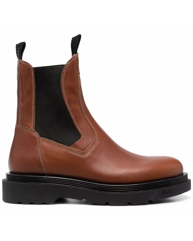 Buttero Klassische Chelsea-Boots Braun