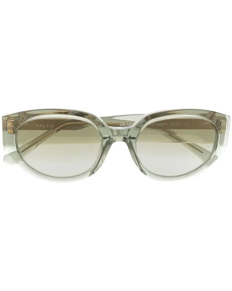 AHLEM Ovale Les Amandiers Sonnenbrille - Grau Grau