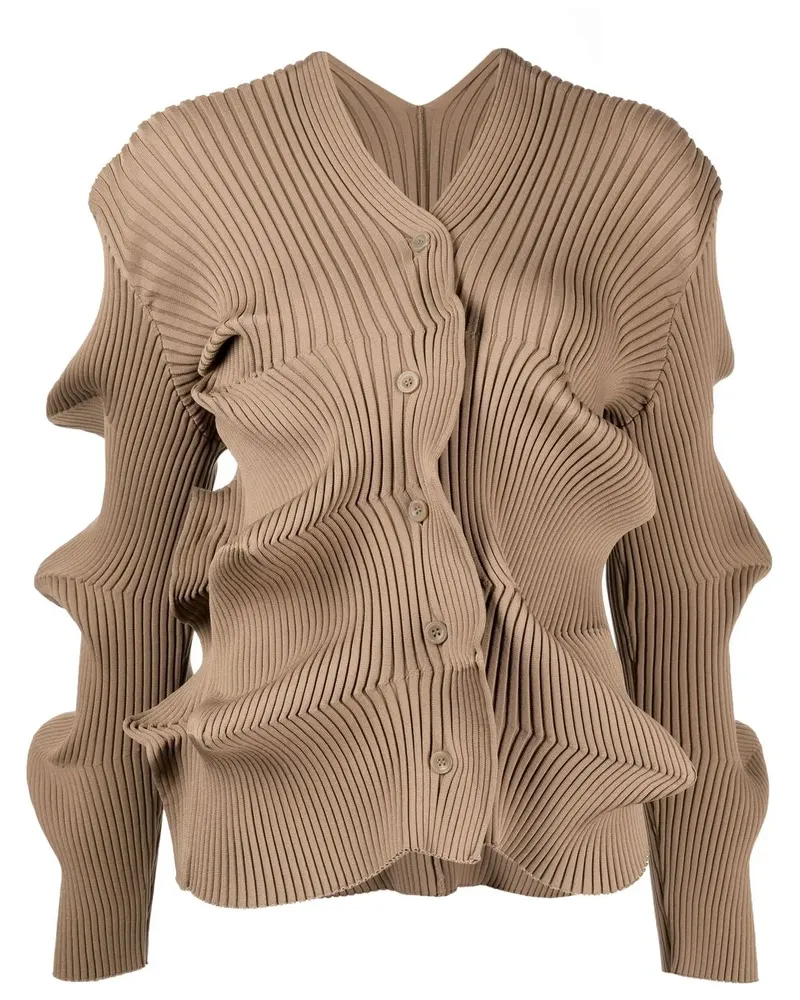 JNBY Drapierter Cardigan - Braun Braun