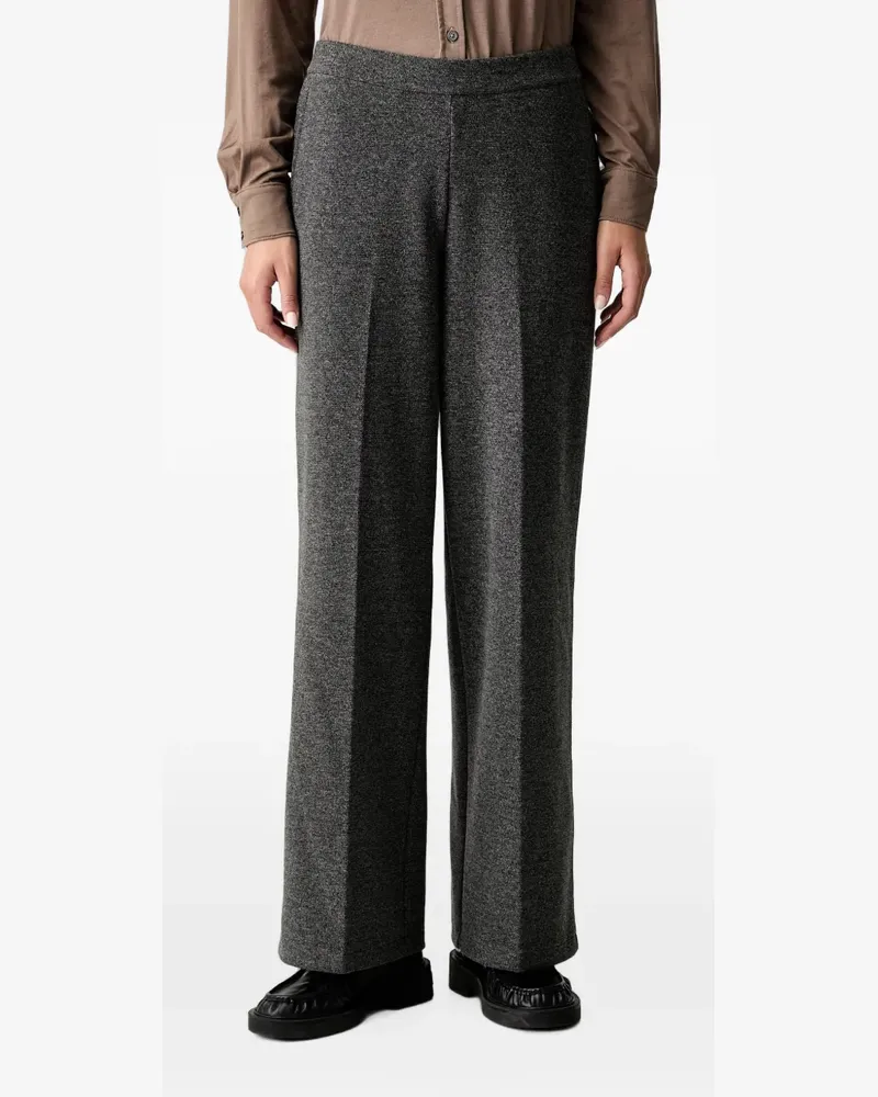 Marc O'Polo Gerade Hose mit Bügelfalten - Grau Grau