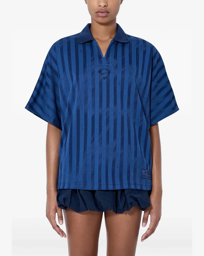 Nike Runway Jersey-Top - Blau Blau