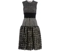 panel dress - Schwarz