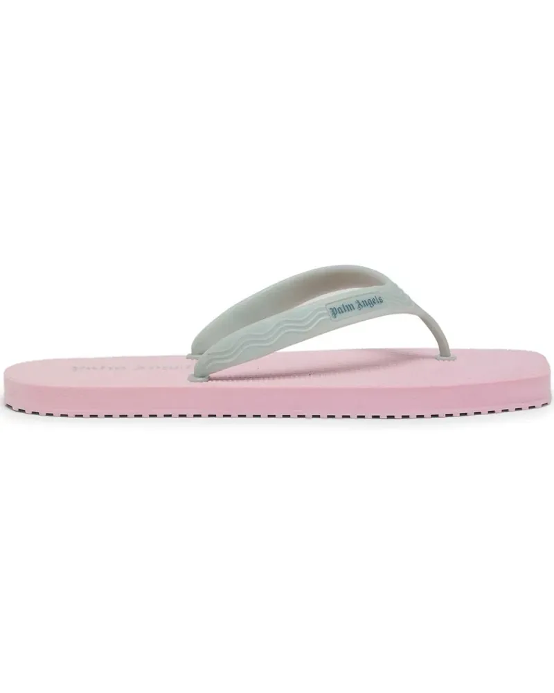 Palm Angels Flip-Flops mit Logo-Print - Blau Blau