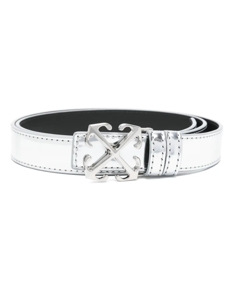 OFF-WHITE Gürtel mit Pfeilen - Silber Silber
