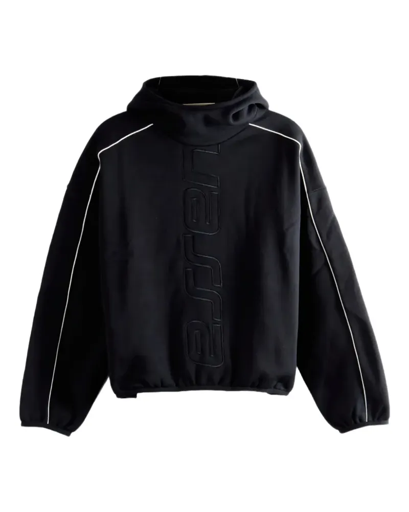 Fear of God piped embossed hoodie - Schwarz Schwarz