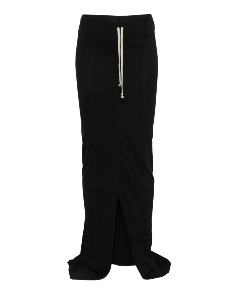 DRKSHDW by Rick Owens Soft Edfu drawstring maxi skirt - Schwarz Schwarz