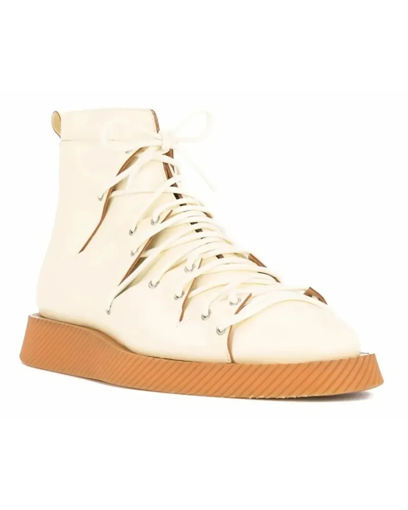 Jil Sander Klassische Stiefel - Nude Nude