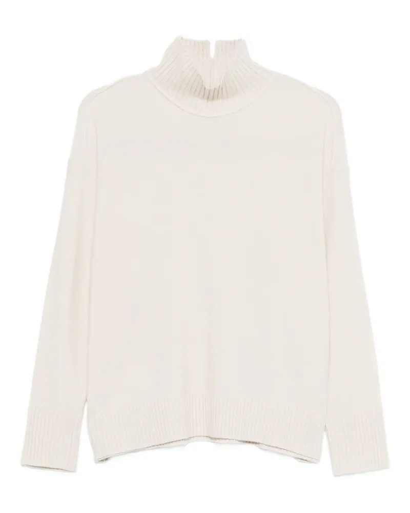 Antonelli Firenze Gerippter Pullover mit Stehkragen - Nude Nude