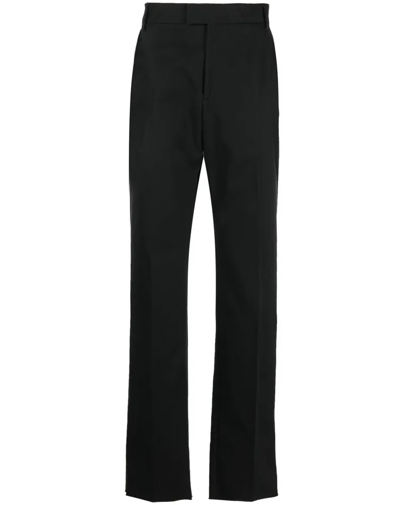 Alexander McQueen Hose mit geradem Bein - Schwarz Schwarz
