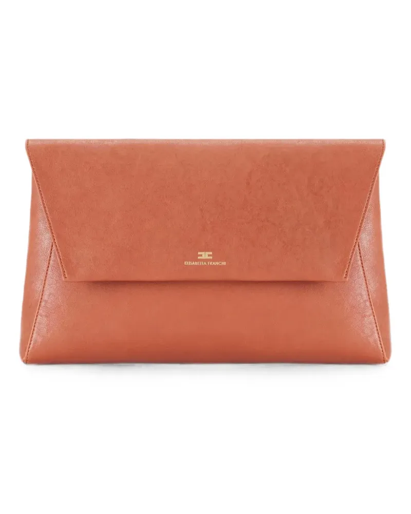 Elisabetta Franchi Klassische Clutch - Braun Braun