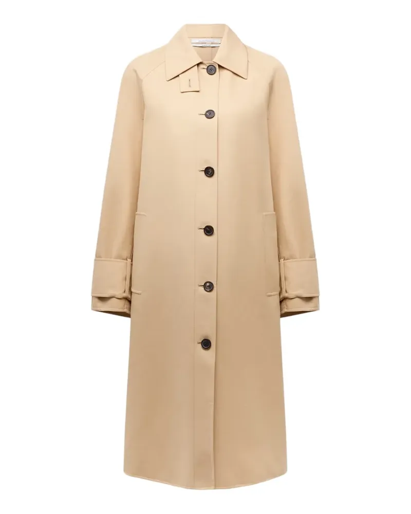 Another Tomorrow Double Face Balmacaan coat - Nude Nude