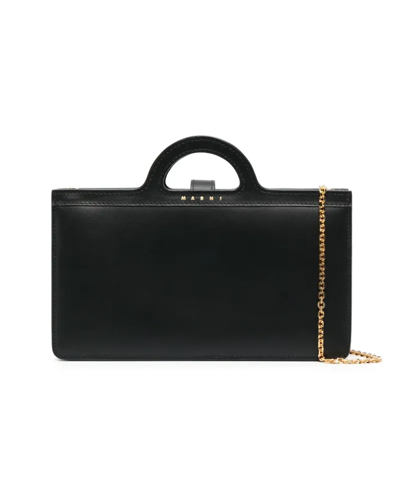 Marni Tropicalia Portemonnaie mit Zierkette - Schwarz Schwarz