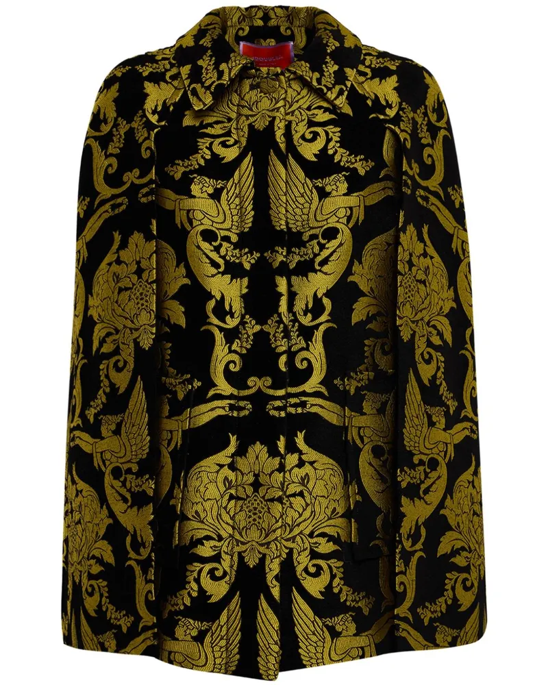 La DoubleJ Milano Mini Cape-Mantel - Schwarz Schwarz