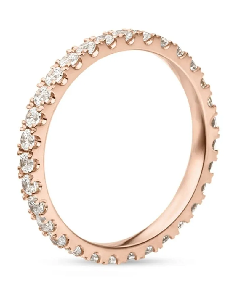 VEYNOU 18kt Memory Rotgoldring mit Diamanten - Rosa Rosa