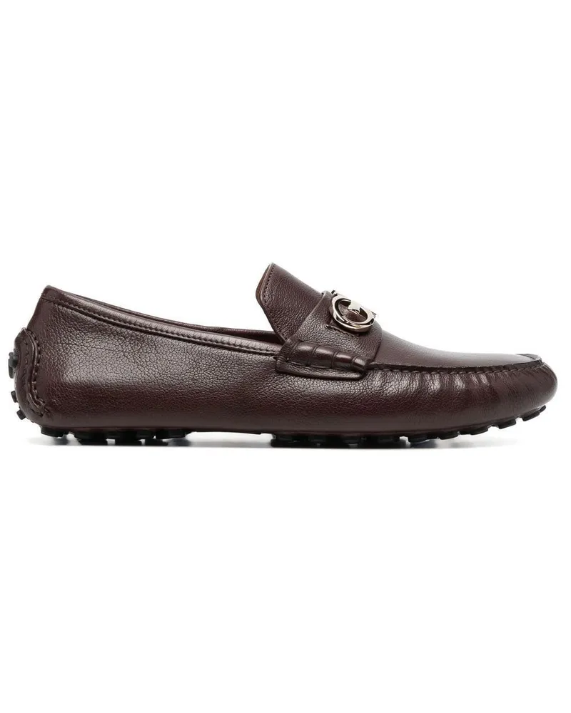 Ferragamo Loafer mit Stegverzierung - Braun Braun